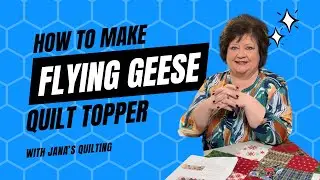 How to Make Flying Geese Quilt Topper // Wing Clipper Ruler