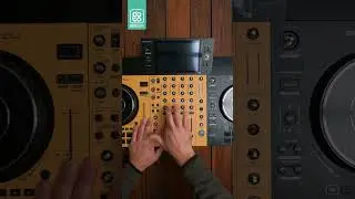 Custom Skin Denon SC LIVE 4 - Dark Yellow Skin by Doto Design