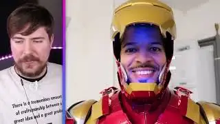 $14,000 Iron man Suit by Mr.Beast!