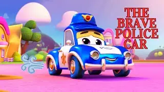 The Brave Police Car #kidssongs #preschoollearning #NurseryRhyme