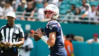 Drake Maye Top Plays From 3-TD Game vs. Miami Dolphins | New England Patriots