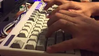 Topre Realforce 87UW, 55g uniform typing test