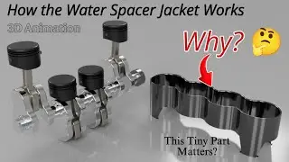 What Is a Water Spacer Jacket? Engine Cooling Explained #engine #technology #automobile #waterjacket