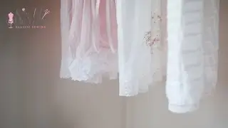 How to sew lace or trim to the hem of a dress
