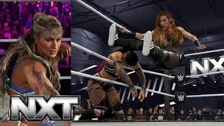 WWE 2K25 NXT - SOL RUCA CELEBRATES HER MANIA WIN + MITB QUALIFIER BECKY LYNCH VS. JAIDA PARKER