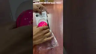 DSC PINK SEASON MATCH BALL UNBOXING & FIRST LOOK 💯| CRICKET LEATHER BALL|#worldcup #ball #ipl