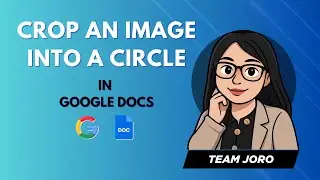 How to Crop an Image Into a Circle in Google Docs | Easy Tutorial 2025