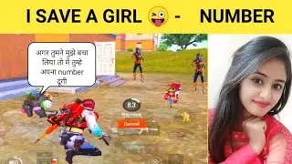😜❤️ I SAVE A GIRL AND SHE GIVE ME HER NUMBER | pubg mobile india | ipad mini 5 GAMEPLAY (BGMI)