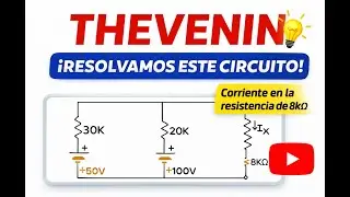 ⚡ Este circuito PARECE difícil… hasta que usas Thevenin // NUDOS-NODOS CON THEVENIN