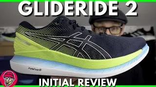 ASICS GLIDERIDE 2 Initial Review | Best long run Max cushioned shoe? | Improvement on V1? | EDDBUD
