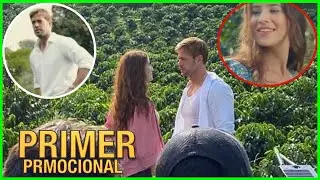 Primer promocional de Café con aroma de mujer con Laura Londoño y William Levy por Telemundo