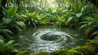 Wash Away Negative Energy & Stress | Healing Water Sounds + 432Hz Ambient