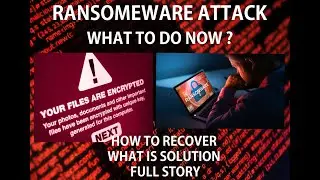 my laptop attacked by ransomware  virus  | what to do next | full story