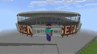 Minecraft Emirates Stadium. Arsenal FC (built by prefxdesigns)