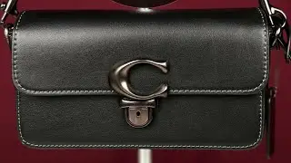 Обзор на сумку COACH Studio Baguette Bag черная