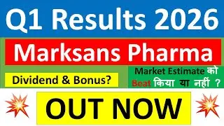 MARKSANS PHARMA Q1 results 2026 | MARKSANS results today | MARKSANS PHARMA Share latest News today