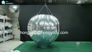 custom giant inflatable mirror ball inflatable hot air balloon