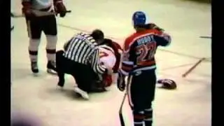 Dave Semenko TKO's Joe Kocur