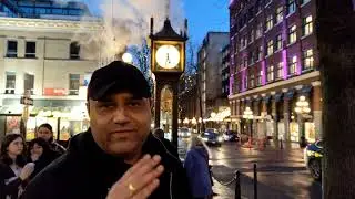 Canada Vancouver BC |Gastown Steam clock-  Cactus Club Cafe