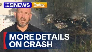 More information revealed about fatal light plane crash on the Gold Coast | 9 News Australia