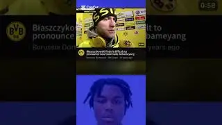 Blaszczykowski finds it difficult to pronounce new teammate  Aubameyang #memes #trending #football