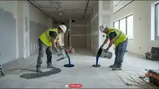 High-End Home Gym Build | Artistic Metallic Epoxy Flooring Process #shorts