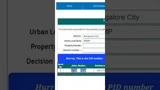 #bbmp #pid #property #number #bangalore #propertyid #pidnumber #trending #shorts #shortvideo #short