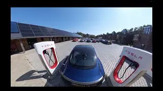 Flimwell Tesla Supercharger and Camber