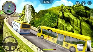 Hill Climb Bus Racing 3D - Mountain Road Real Bus Driving - Android Gameplay