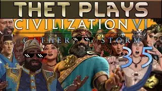 Thet Plays Civilization VI Gathering Storm Part 35: Japan's Shrinking Territory [Sumeria][Modded]