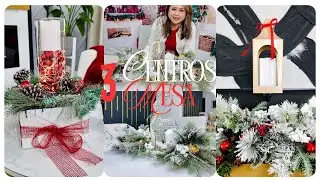 CENTROS DE MESA QUE ILUMINARAN TU NAVIDAD / HERMOSOS Y FACILES DE HACER