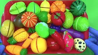 Watch and Be Amazed as I Cut Up Velcro Food Toys Big Playset in this Satisfying ASMR Video!