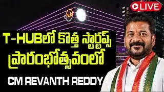 LIVE : CM Revanth Reddy | Inauguration of New Google for Startups at T-HUB | E6 TV