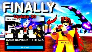 Blox Fruits Dark Rework FINALLY! 4th Sea + LEAKS in Update 30 🏝️