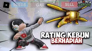 RATING KEBUN ORANG RENDOM YANG MENANG DAPAT DRAGONFLY RAINBOW!!! ROBLOX GROWA GARDEN