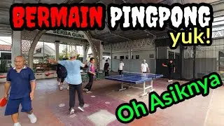 Let's play ping pong! Oh, how fun table tennis is!