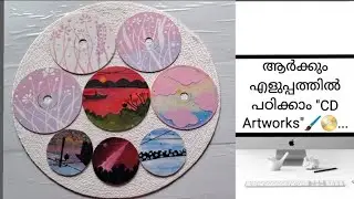 DIY CD Art Ideas ✨ Beautiful & Easy Wall Decor | Creative Craft Tutorial