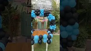 Happy Birthday #ring decoration 🎈#shorts and viral videos #a one : balloon decor 🎉