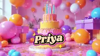Happy Birthday Song Priya - Your Personal Birthday Song!