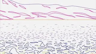 Devils Golf Course in Death Valley Drawing || Oddly Satisfying Video Sketching Timelapse Relax
