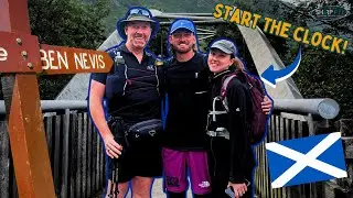 National 3 Peaks Challenge Begins! | Ben Nevis Car Park Start Point | 24-Hour Adventure Starts Now