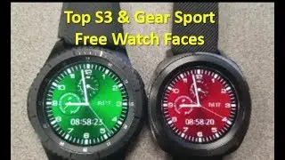 Samsung Gear S3/Gear Sport Top FREE Watch Faces in Galaxy App Store - Jibber Jab Reviews!