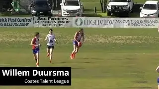 Willem Duursma - Talent League Round 18