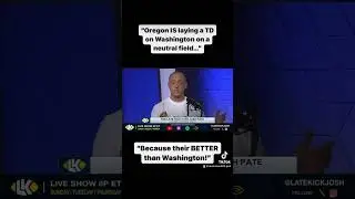 Oregon IS laying a touchdown on Washington on a neutral field because they&rsquo;re BETTER than Washington