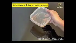 350ml Fresh Food Tray Sealing & Leak-Proof Film Test 💧