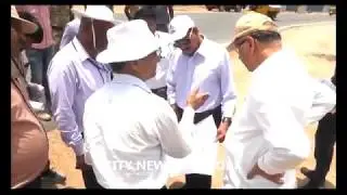 HMRL MD &DMRC MD inspecting different alignment proposals for Airport Express Metro Line