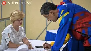 Live: Venezuela president Maduro casts vote in the country's election
