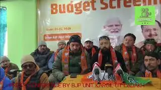 BJP Unit Kargil Welcomes Union Budget 2025-26The event was attended by Acting VIce President 