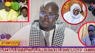 Urgent boisoup Santi s.touba pa s.fallou galass tourè touba diannatou mahwa jeudi le 25 December 25