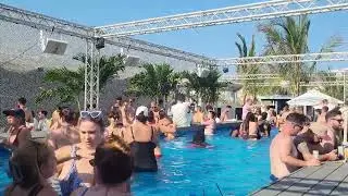 Atlantic City man-made pool and beach bar